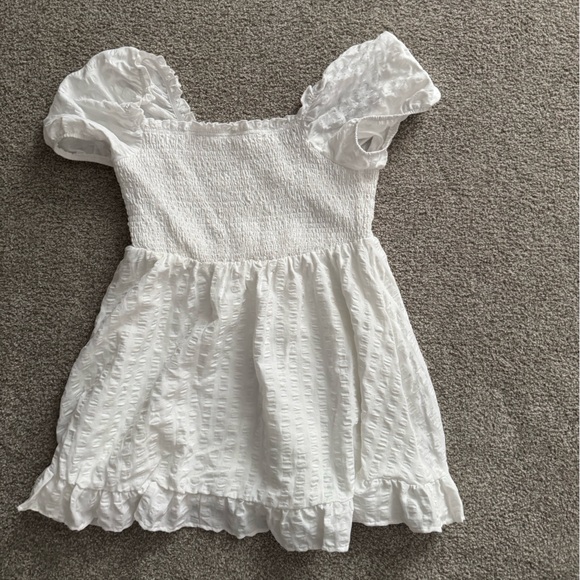 SHEIN WYWH Plus Square Neck Puff Sleeve Ruffle Hem Size: 1XL - Picture 2 of 6